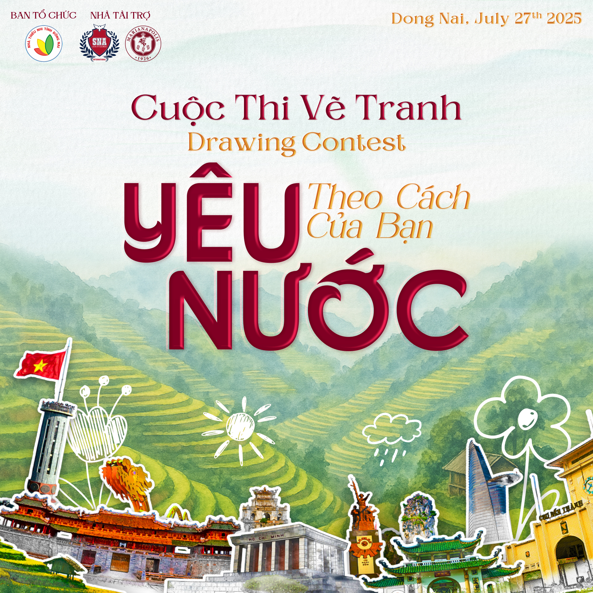 Cuộc thi vẽ YÊU NƯỚC THEO CÁCH CỦA BẠN